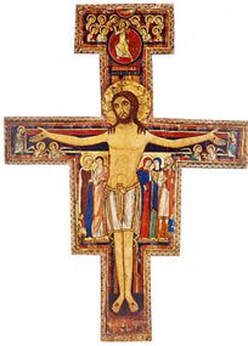 Icon like crucifix